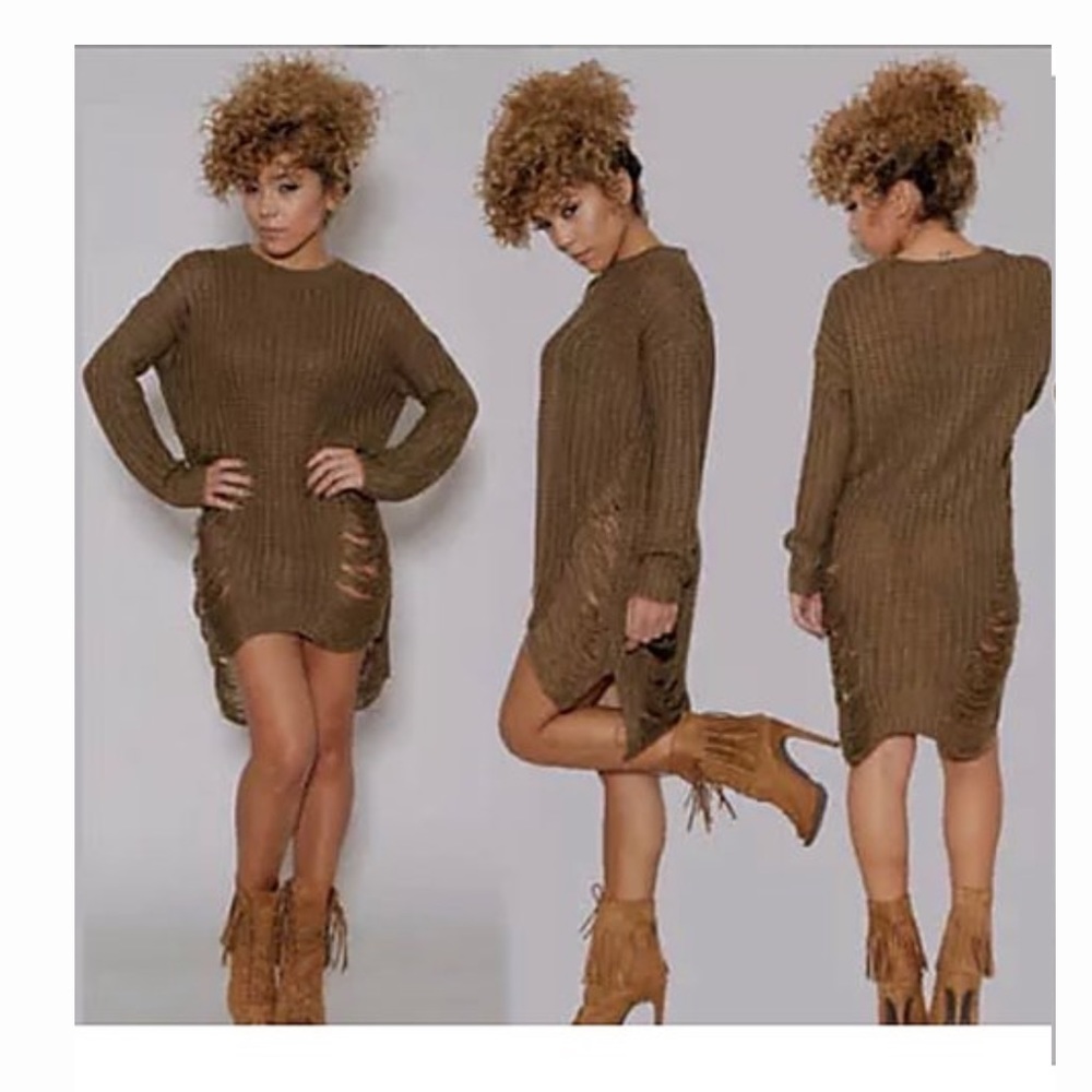 Asymmetrical Mini Dress